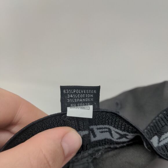 D&A Electric Fitted Hat Gray L/XL Embroidered Flexi Fit 6 Panel Port Authority - Picture 8 of 8